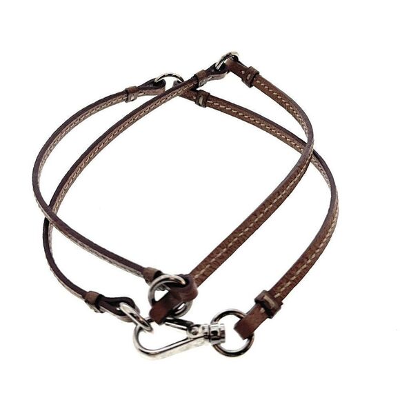 Prada Brown Leather Wrap Bracelet - Picture 3 of 7